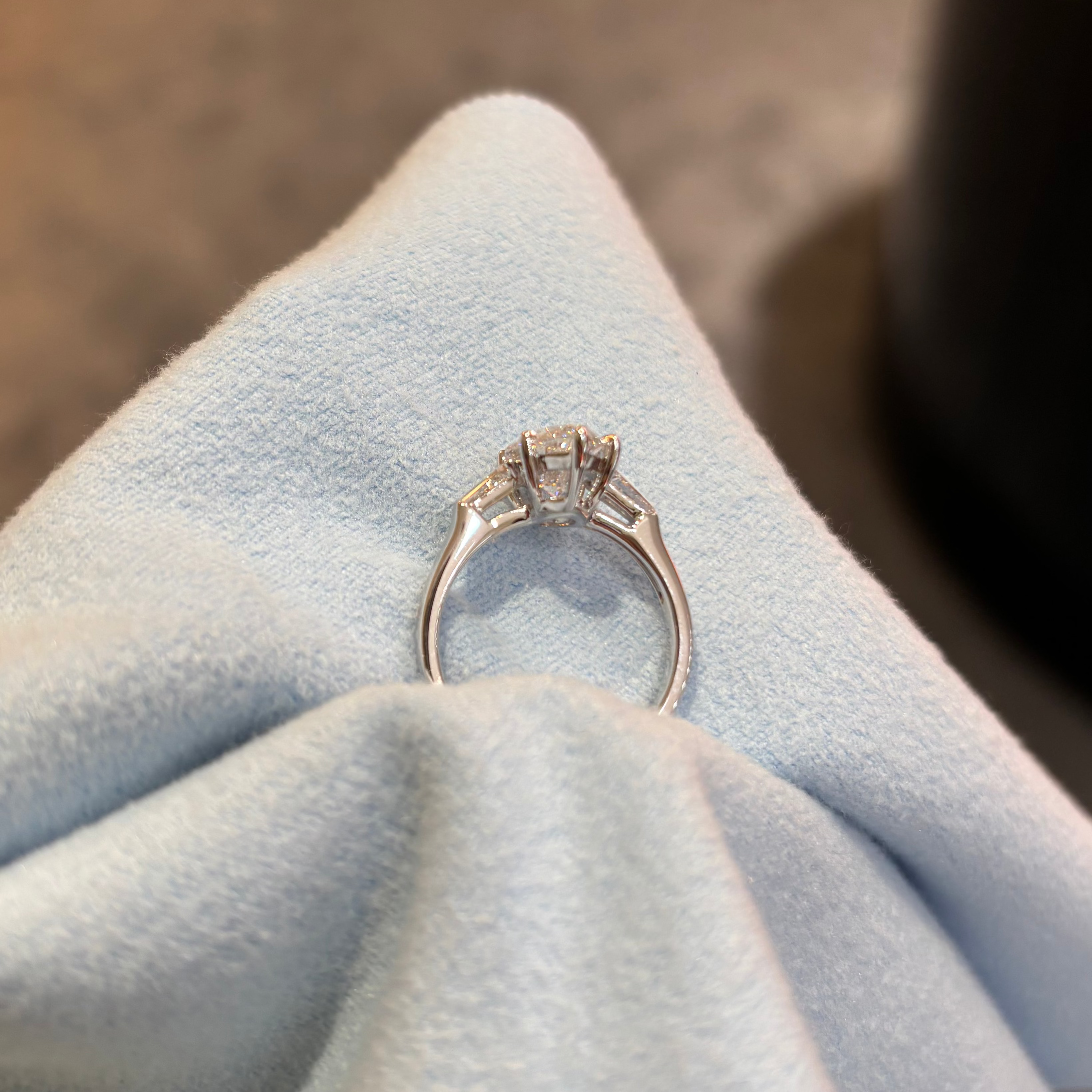Marquise Trilogy Engagement Ring