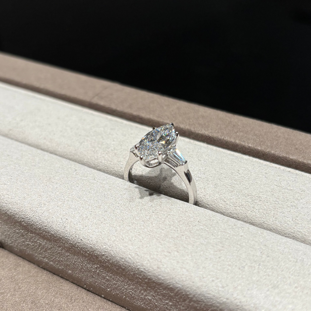 Marquise Trilogy Engagement Ring