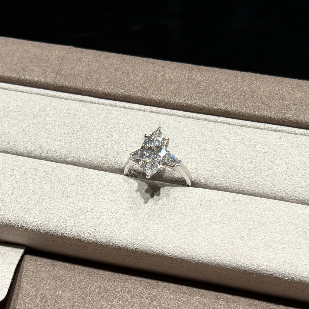 Marquise Trilogy Engagement Ring
