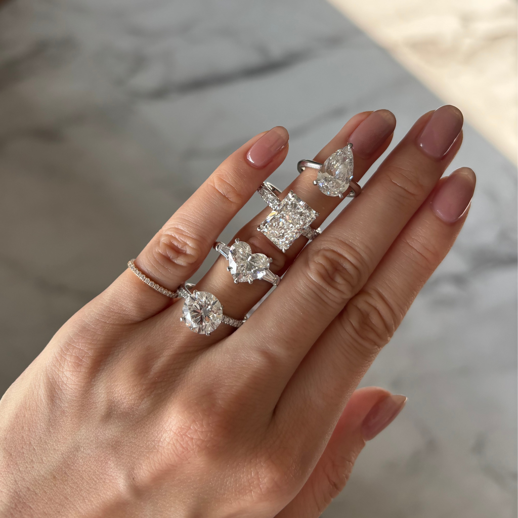 Round Engagement Ring
