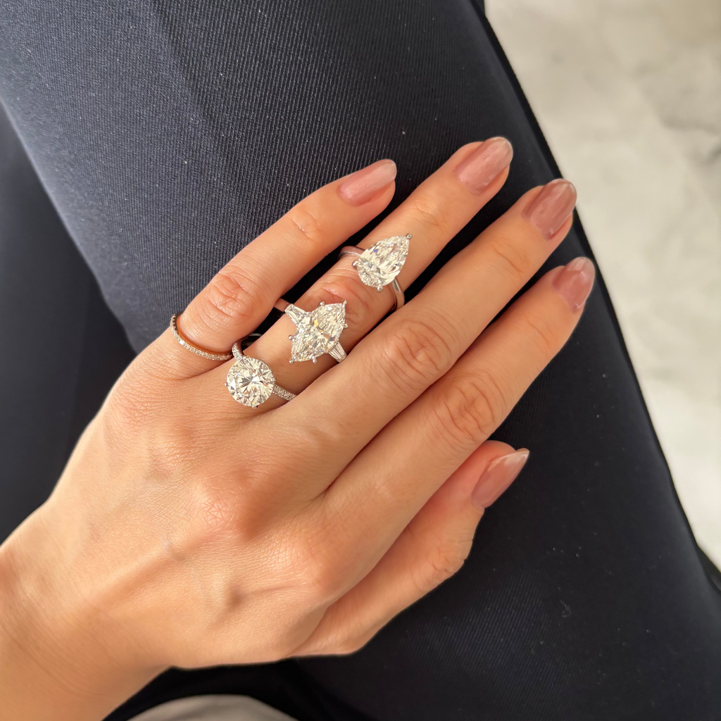 Round Engagement Ring