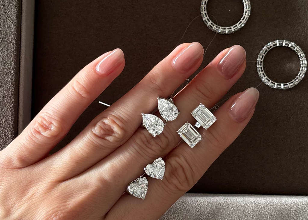 Pear Diamond Studs