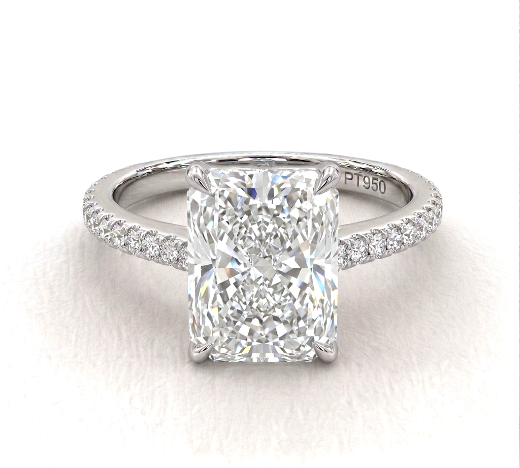 Radiant Engagement Ring