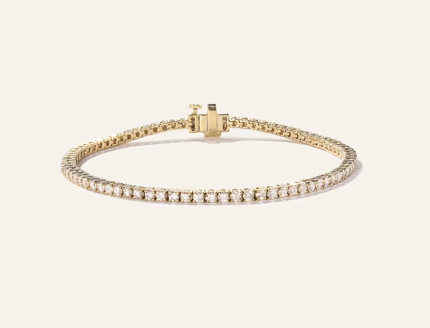 Gold Tennis Bracelet